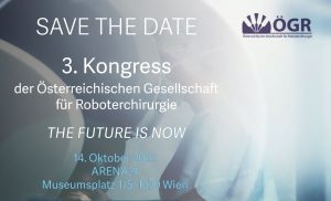 3. Kongress der Österreichischen Gesellschaft für Roboterchirurgie