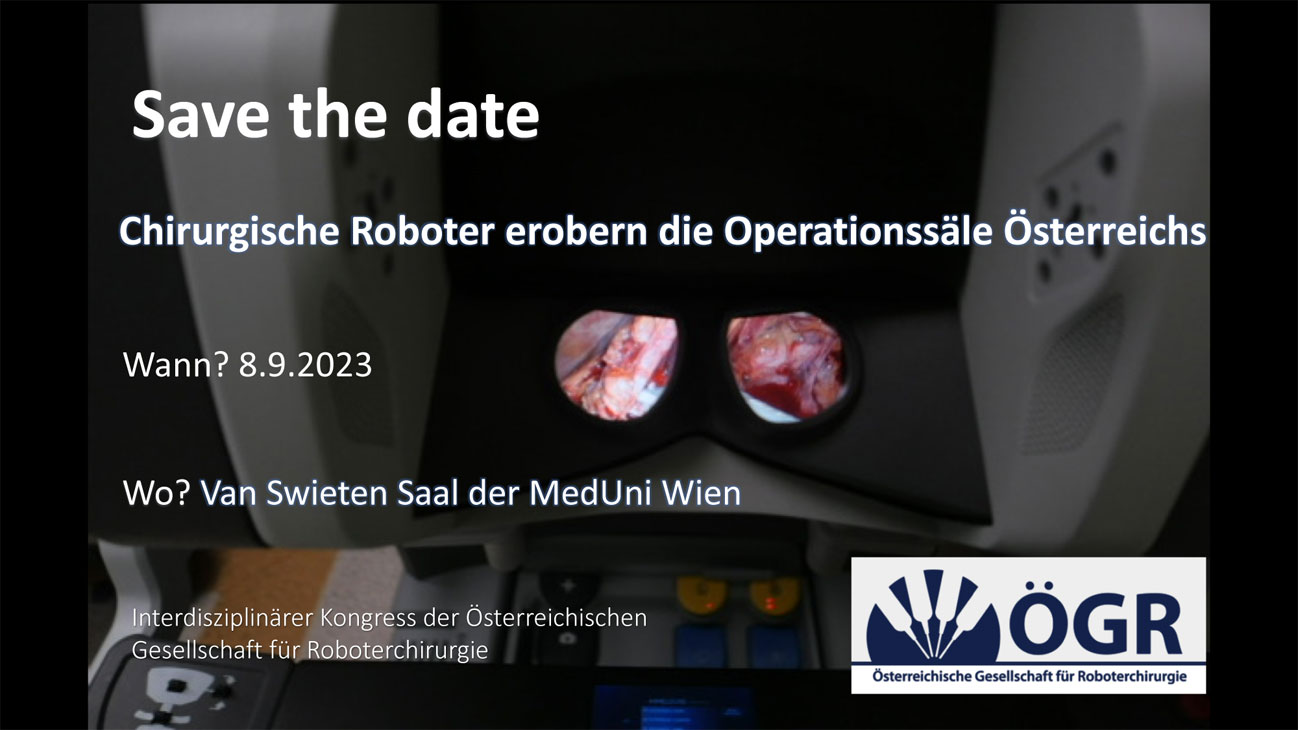 Chirurgische Roboter erobern die Operationssäle Österreichs